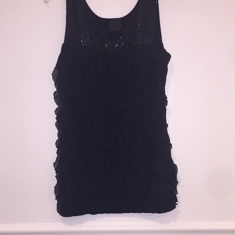 J.T.B. Black tank. Size M